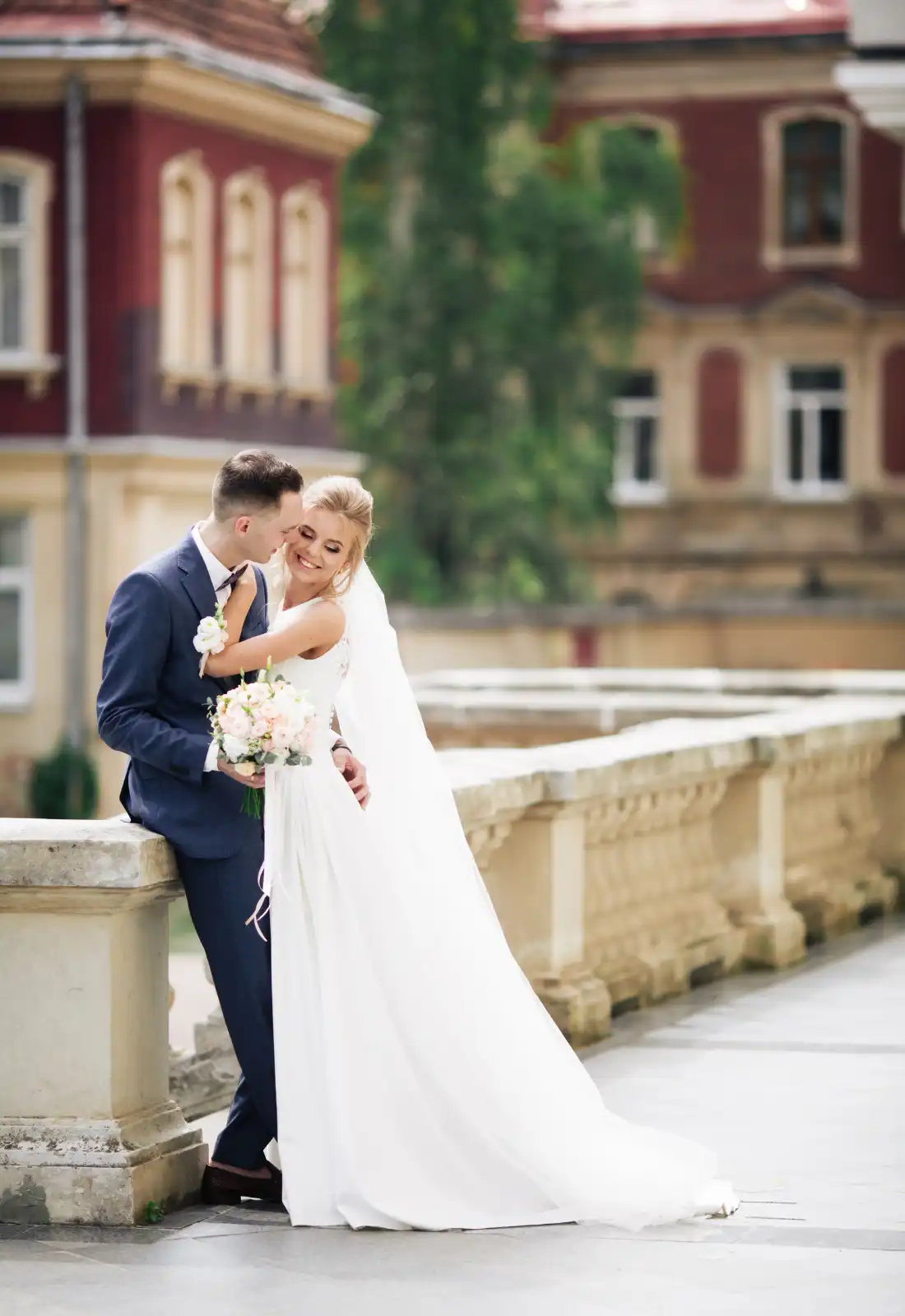 Editorial bride and groom wedding portrait in Frederick MD Wedding Photographer & Video | Adore Moments